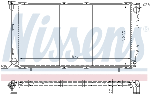 Radiator, engine cooling