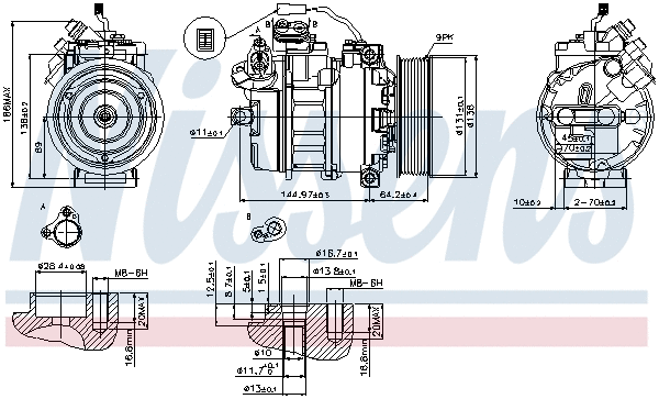 Compressor, air conditioning