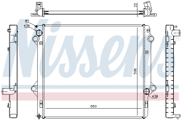 Radiator, engine cooling