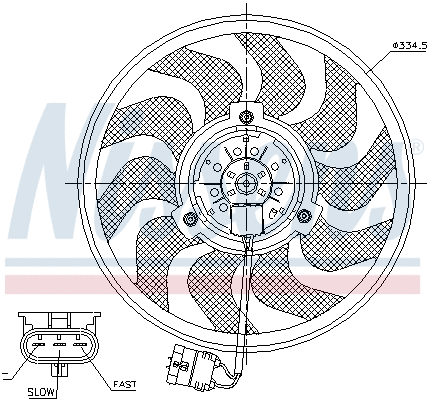 Fan, engine cooling