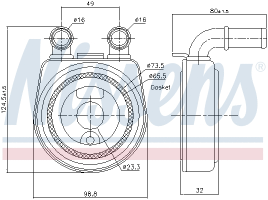 Oil Cooler, engine oil