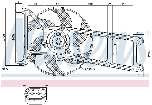 Fan, engine cooling