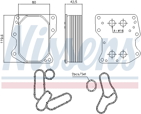 Oil Cooler, engine oil