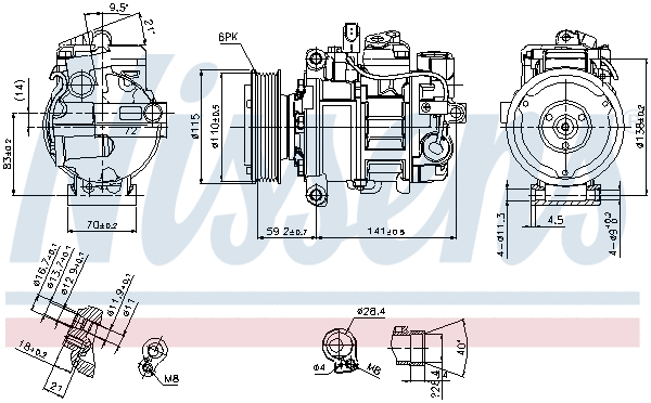 Compressor, air conditioning