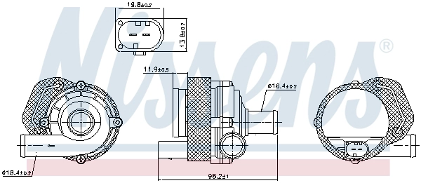 Water Pump, engine cooling