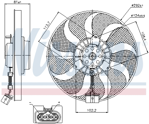 Fan, engine cooling