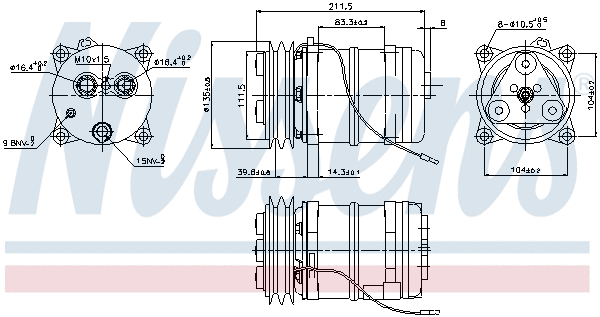 Compressor, air conditioning
