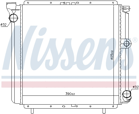 Radiator, engine cooling (639711)