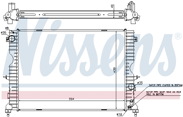 Radiator, engine cooling