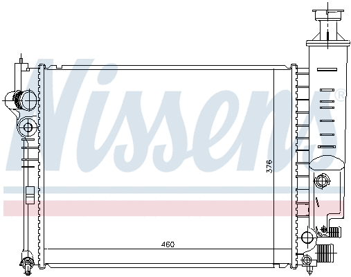 Radiator, engine cooling (693625)