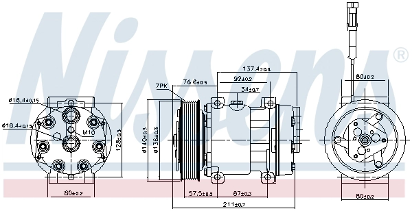 Compressor, air conditioning