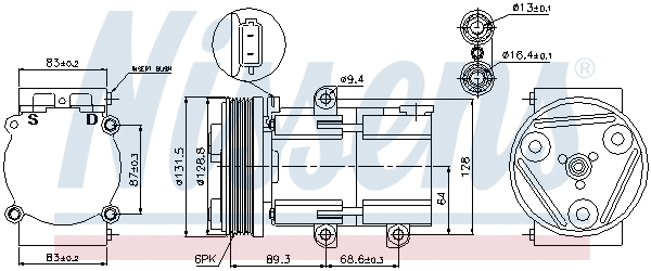 Compressor, air conditioning