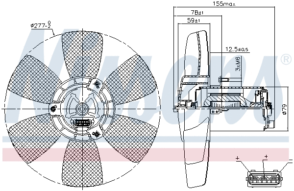 Fan, engine cooling