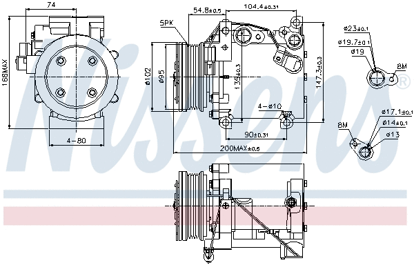 Compressor, air conditioning