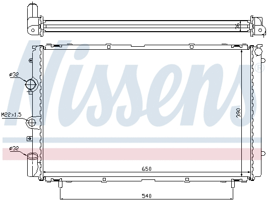 Radiator, engine cooling