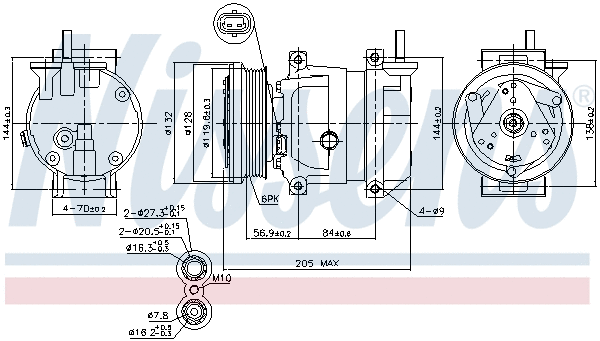 Compressor, air conditioning