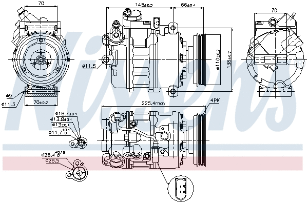 Compressor, air conditioning