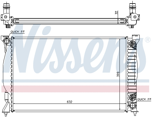 Radiator, engine cooling