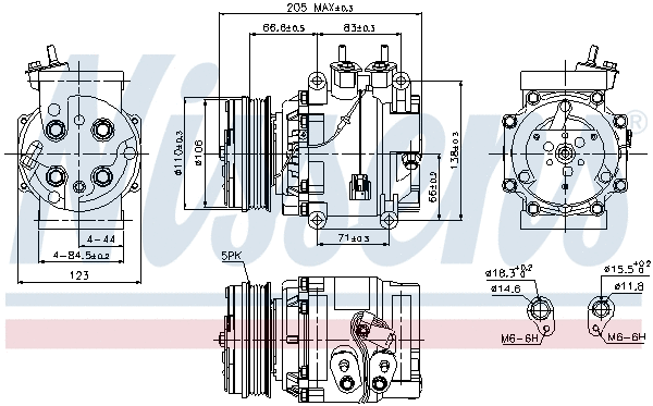 Compressor, air conditioning