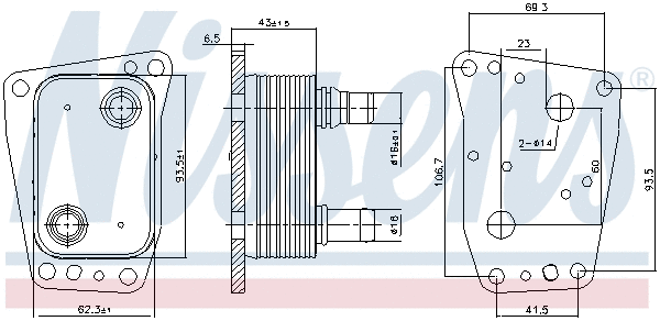 Oil Cooler, engine oil