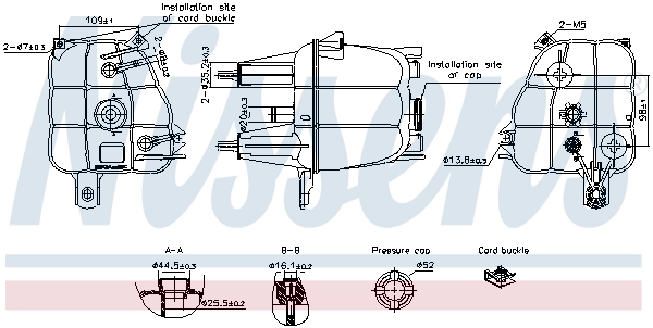 Expansion Tank, coolant (996307)