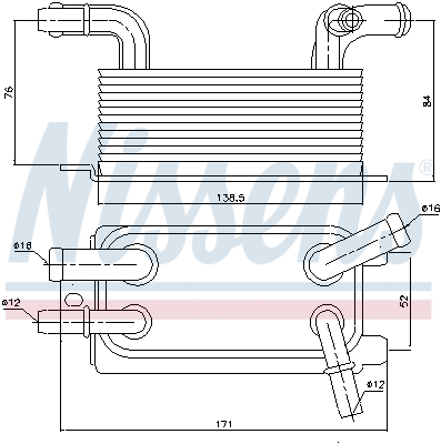 Oil Cooler, automatic transmission