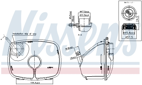 Expansion Tank, coolant (996370)