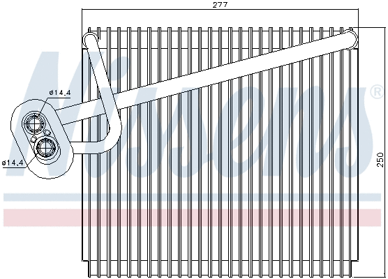 Evaporator, air conditioning