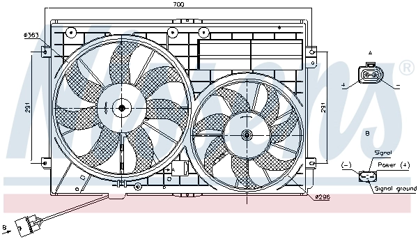 Fan, engine cooling