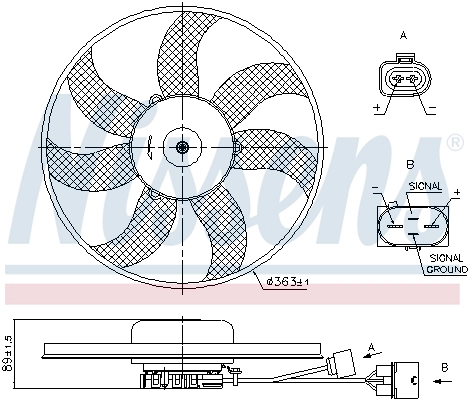 Fan, engine cooling