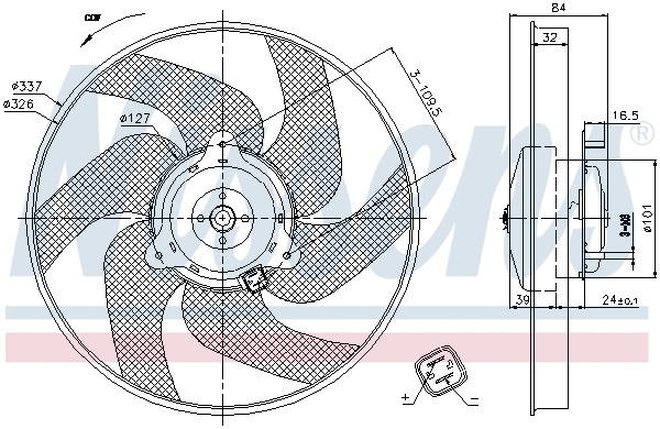 Fan, engine cooling