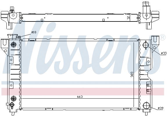 Radiator, engine cooling