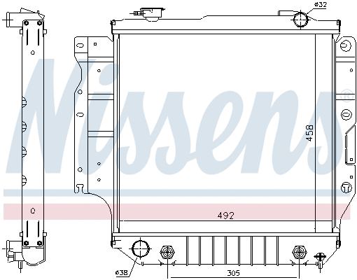 Radiator, engine cooling