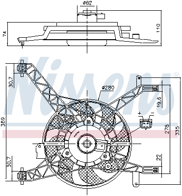 Fan, engine cooling