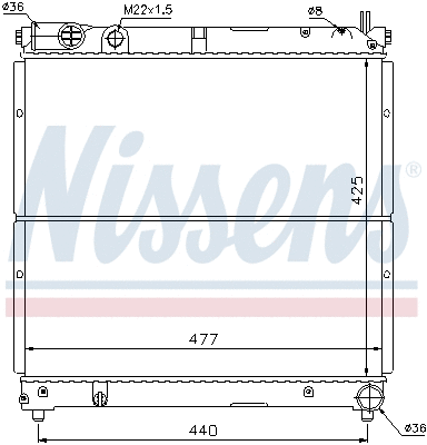Radiator, engine cooling