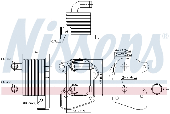 Oil Cooler, engine oil