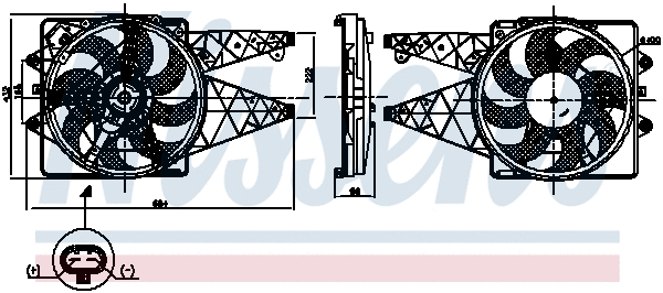 Fan, engine cooling
