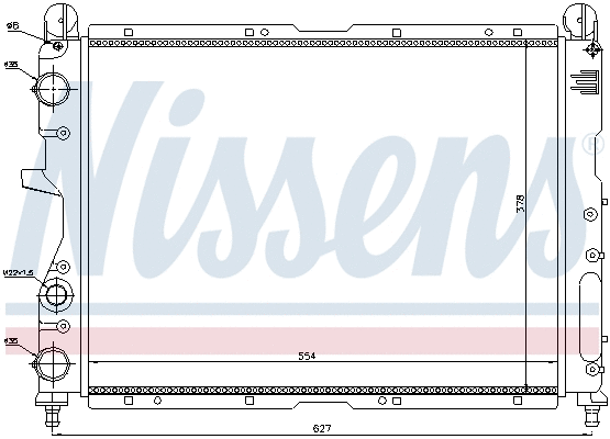 Radiator, engine cooling (690333)