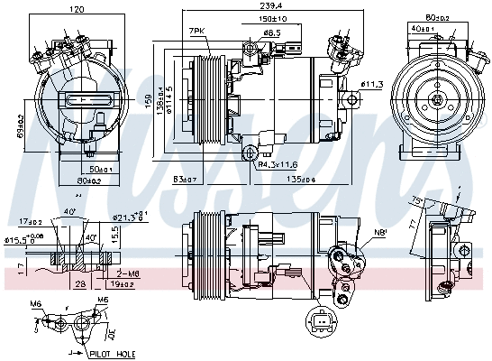 Compressor, air conditioning