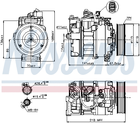 Compressor, air conditioning