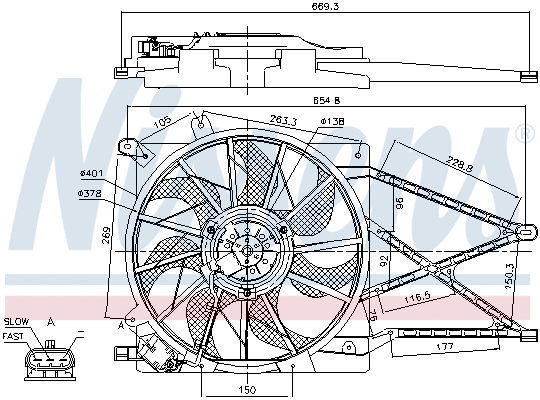 Fan, engine cooling