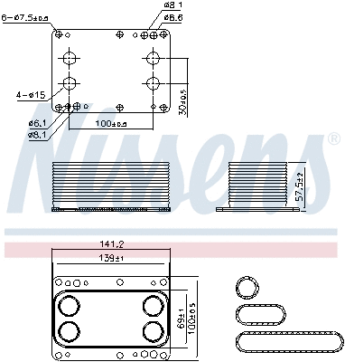 Oil Cooler, engine oil