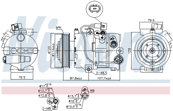 Compressor, air conditioning