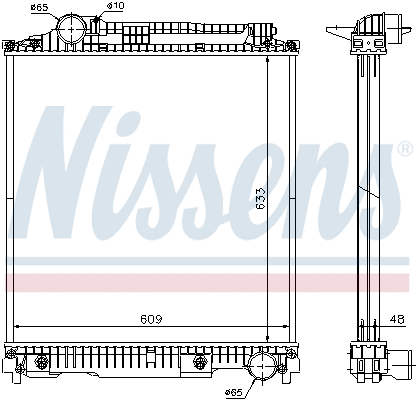Radiator, engine cooling (626470)