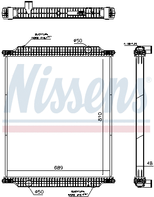 Radiator, engine cooling (67197)