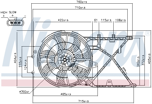 Fan, engine cooling
