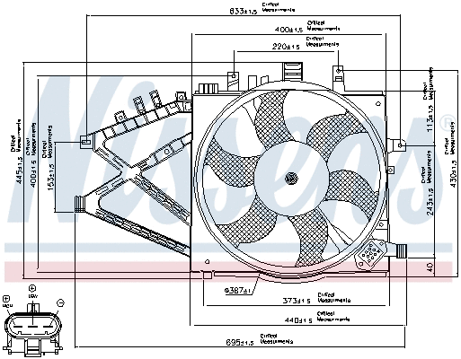 Fan, engine cooling