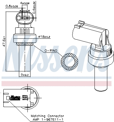 Sensor, coolant temperature