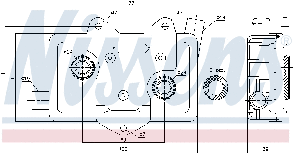 Oil Cooler, engine oil