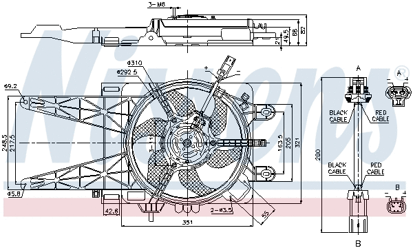 Fan, engine cooling